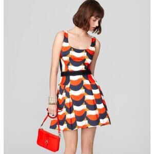 EUC Milly of New York Women's Isabelle Party Cocktail Fit & Flare Mini Dress 0